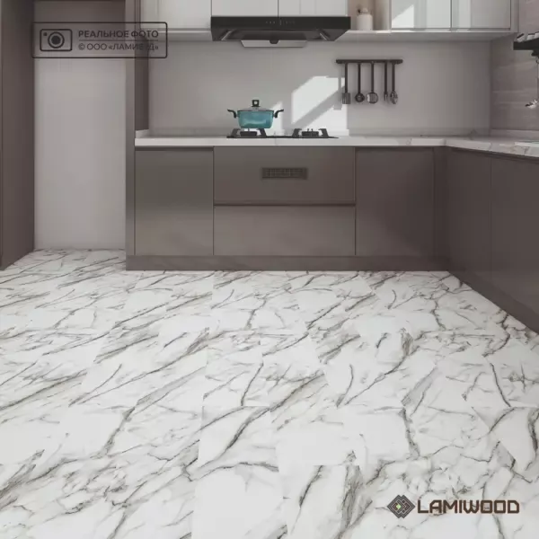 АКВАМАРИН (AQUAMARINE) M-01 Мрамор Бьянко