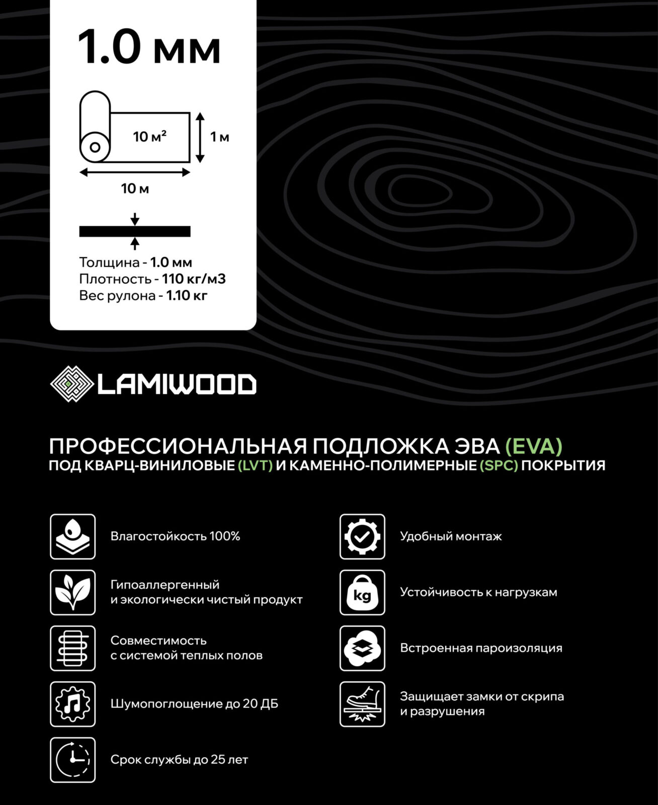 Подложка EVA 1,0 мм